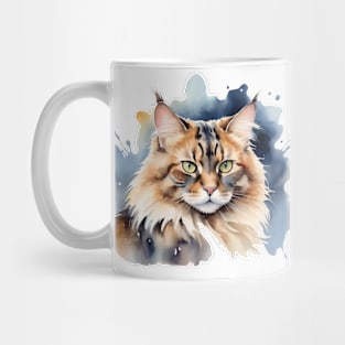 Fluffy cat Mug